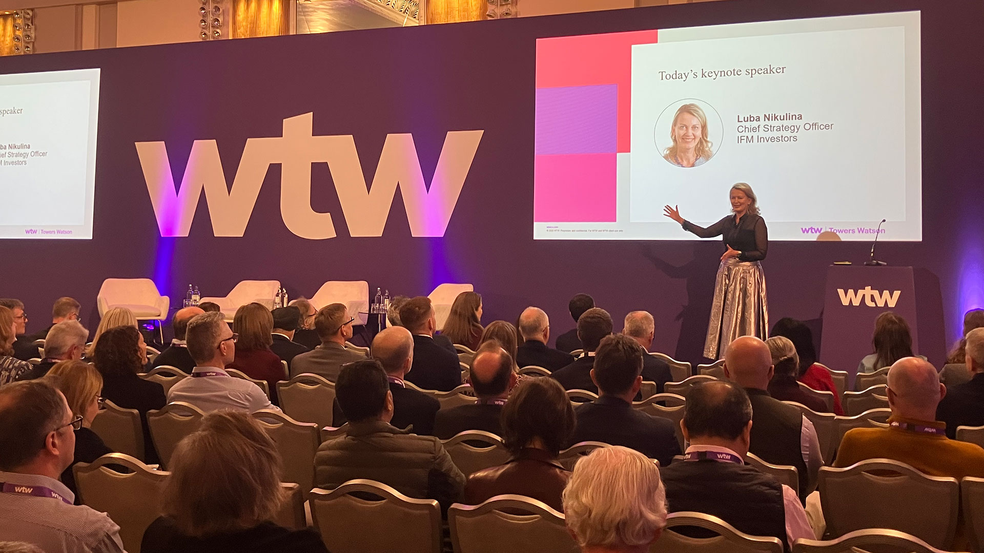 Luba Nikulina (IFM Investors) presenting The Next Decade in pensions: What we're not seeing 