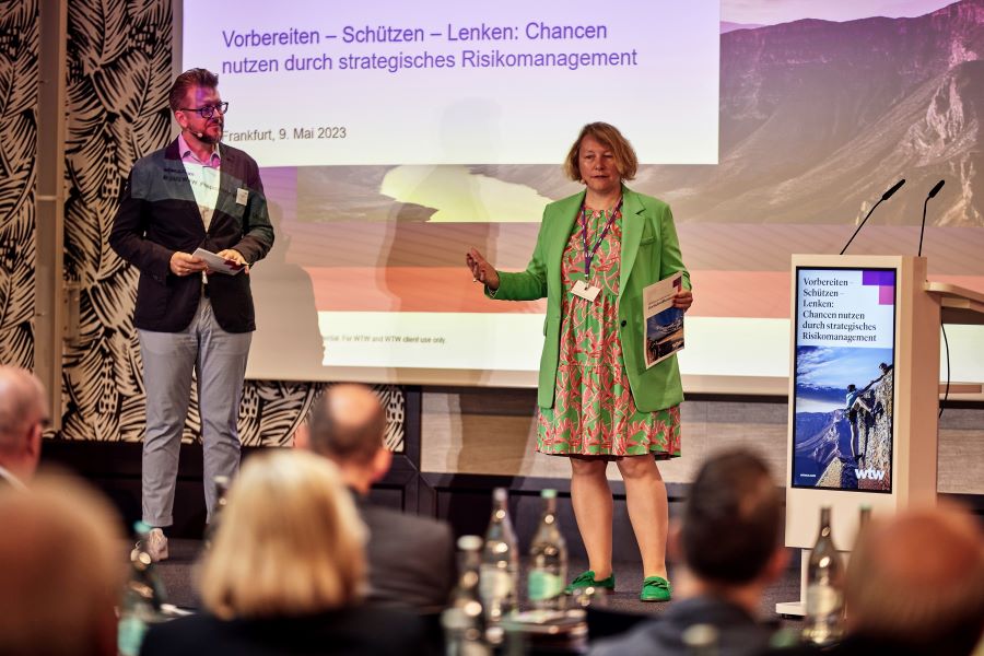 Monika Behrens - Auftritt auf dem WTW Risk Summit
