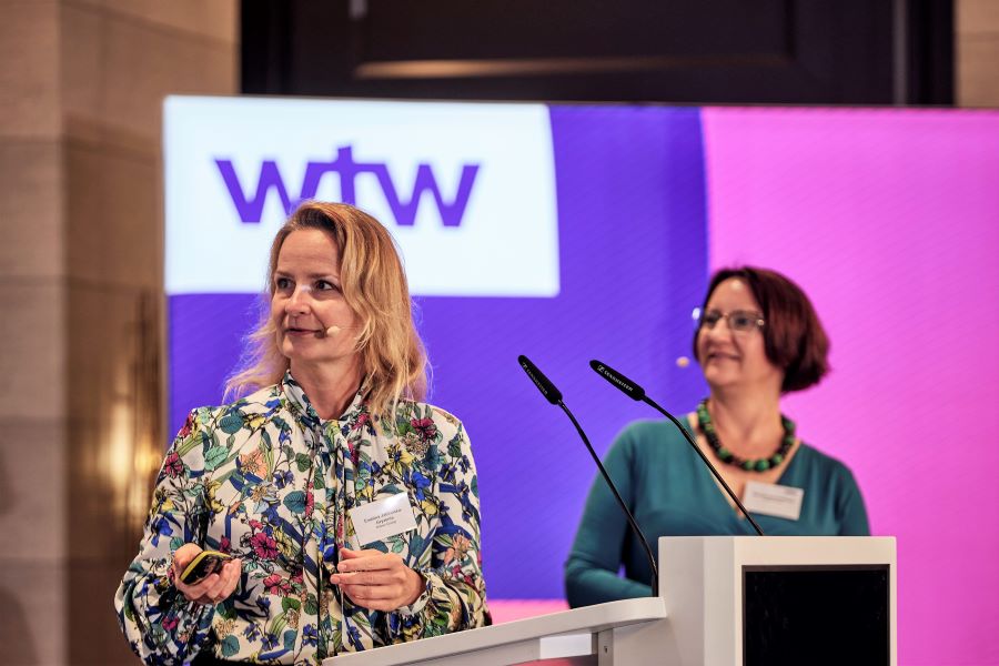 Raben Group Mitarbeiterinnen - Auftritt auf dem WTW Risk Summit