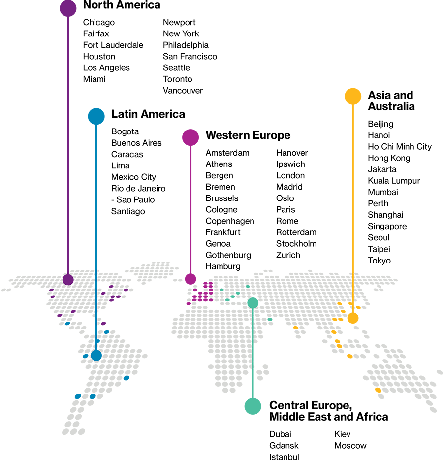 Global marine map