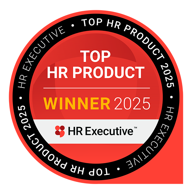 HR Tech Product of the Year 2025 award badge