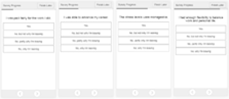 Esempio del template del onboarding ed exit survey
