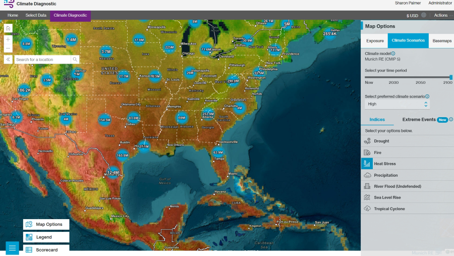A visual to showcase the insights produced by this tool.